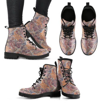 Handcrafted Boho Shell Fractal Boots