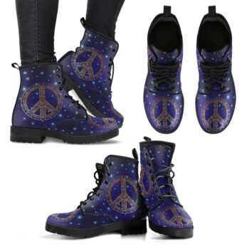 Handcrafted Peace Boots