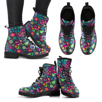 Handcrafted Hippie Pattern Boots