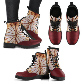 Brown Tie Dye Handcrafted Boots