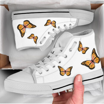 Butterfly Shoes | Custom High Top Sneakers For Kids & Adults