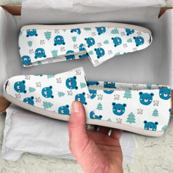Blue Bear Shoes | Custom Canvas Sneakers For Kids & Adults