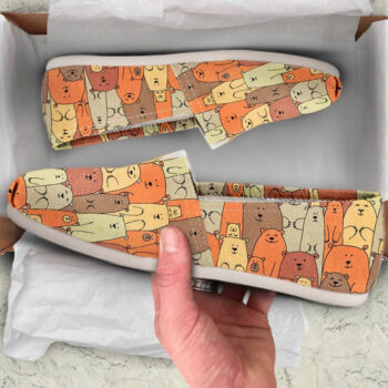 Happy Bear Shoes | Custom Canvas Sneakers For Kids & Adults