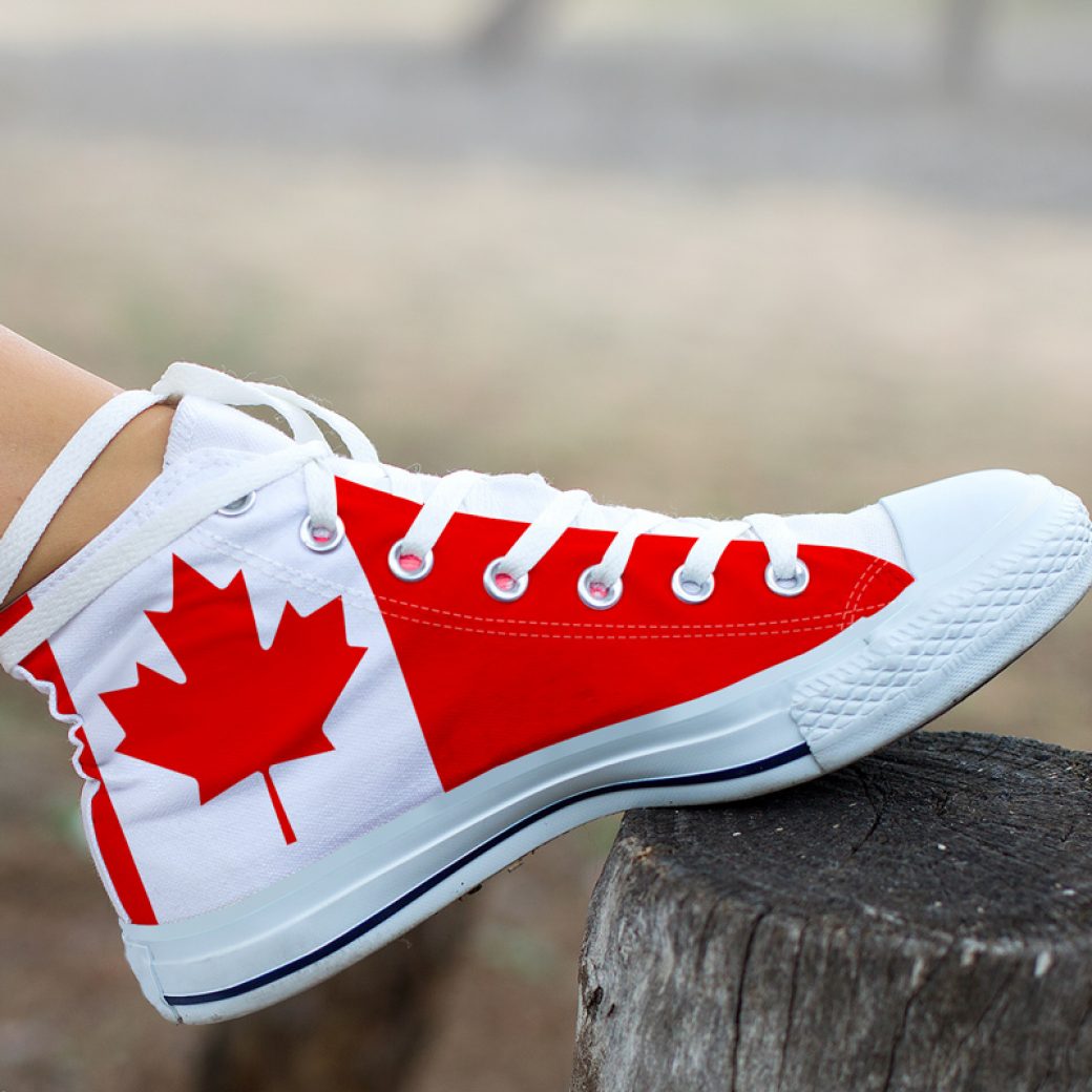 Canada Flag Shoes | Custom High Top Sneakers For Kids & Adults