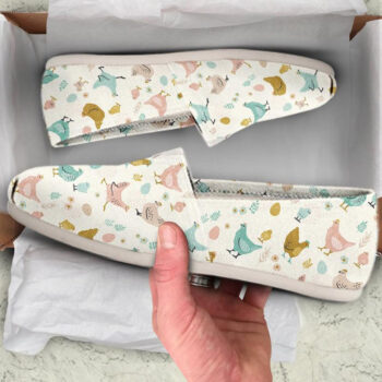Cute Chicken Shoes | Custom Canvas Sneakers For Kids & Adults