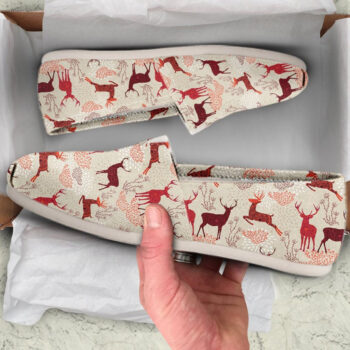 Vintage Deer Shoes | Custom Canvas Sneakers For Kids & Adults