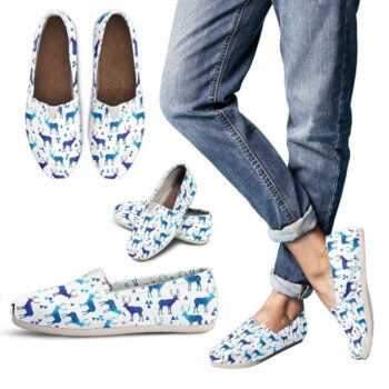 Cute Deer Shoes | Custom Canvas Sneakers For Kids & Adults