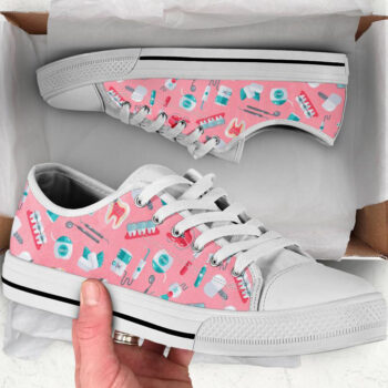 Cute Dentist Shoes | Custom Low Tops Sneakers For Kids & Adults