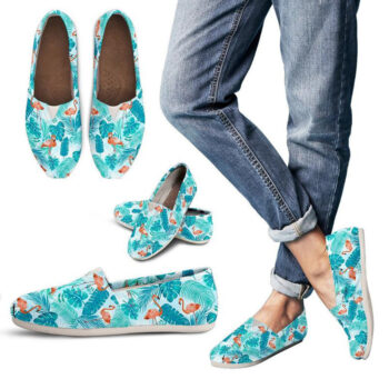Blue Flamingo Shoes | Custom Canvas Sneakers For Kids & Adults