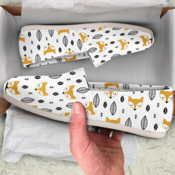 Casual Fox Shoes | Custom Canvas Sneakers For Kids & Adults