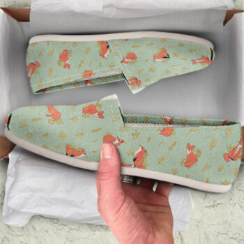 Green Fox Shoes | Custom Canvas Sneakers For Kids & Adults