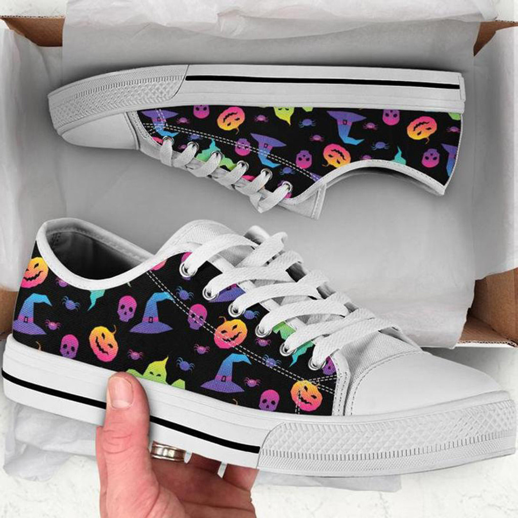 Halloween Low Top Shoes | Custom Low Tops Sneakers For Kids & Adults