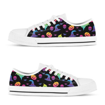 Halloween Low Top Shoes | Custom Low Tops Sneakers For Kids & Adults
