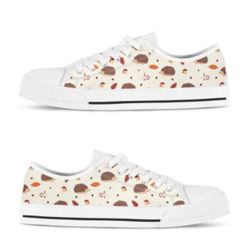 Hedgehog Low Top Shoes | Custom Low Tops Sneakers For Kids & Adults