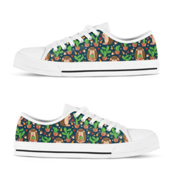 Hedgehog Unisex Shoes | Custom Low Tops Sneakers For Kids & Adults