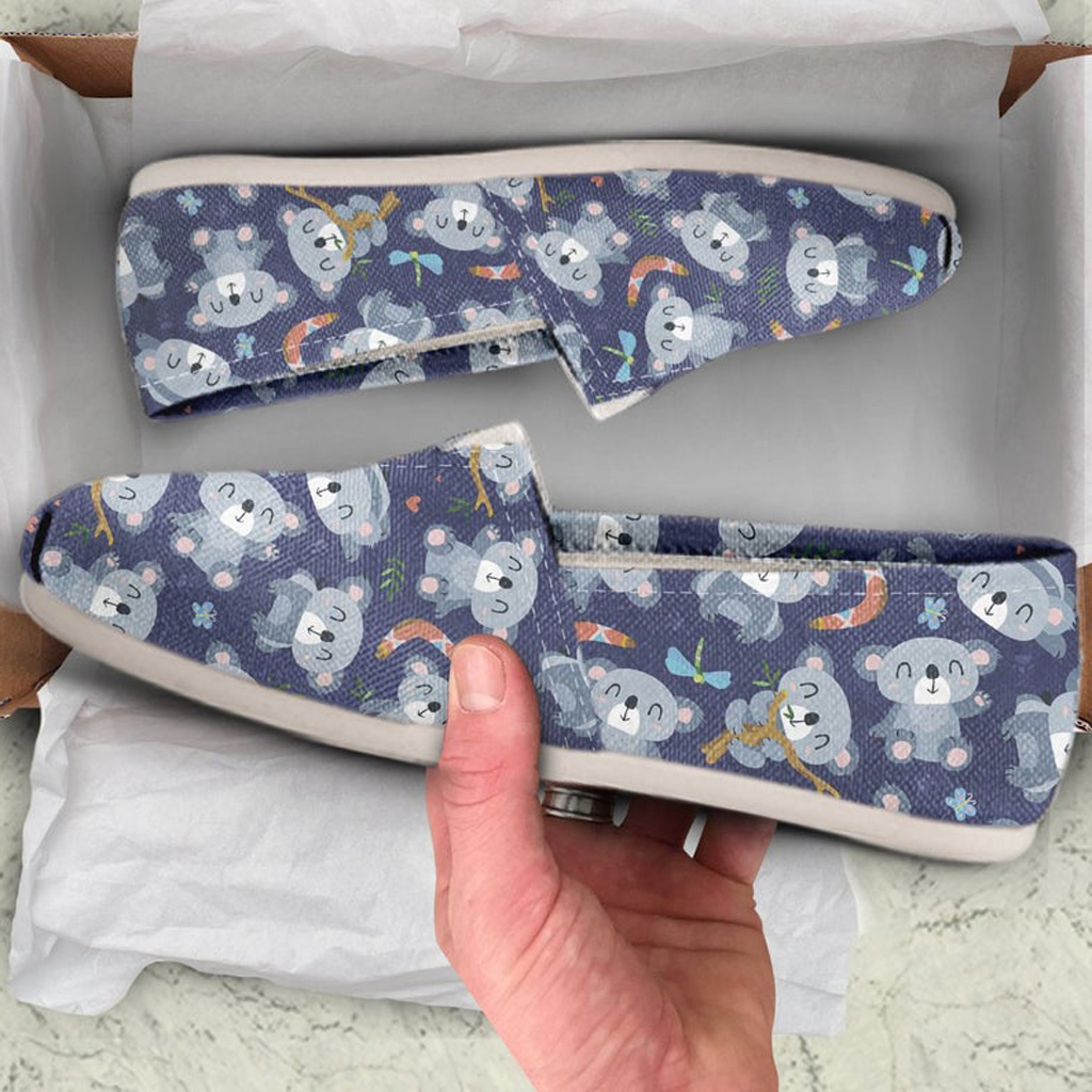 Blue Koala Shoes | Custom Canvas Sneakers For Kids & Adults