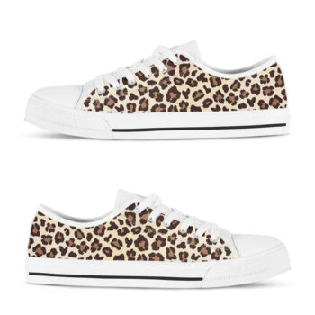 Leopard Low Top Shoes | Custom Low Tops Sneakers For Kids & Adults