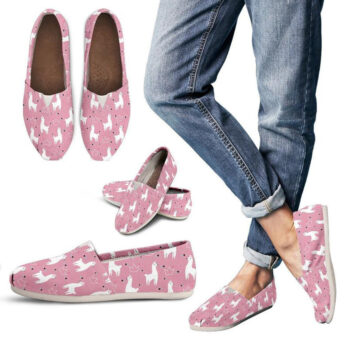 Pink Llama Shoes | Custom Canvas Sneakers For Kids & Adults