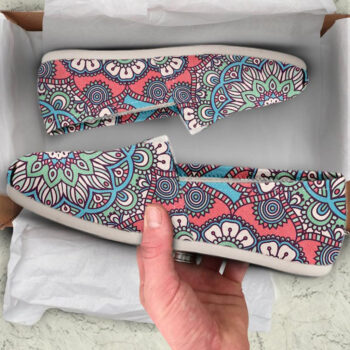 Mandala Design Shoes | Custom Canvas Sneakers For Kids & Adults