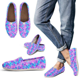 Mermaid Tail Shoes | Custom Canvas Sneakers For Kids & Adults