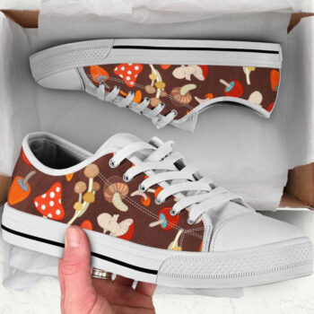 Low Top Mushroom Shoes | Custom Low Tops Sneakers For Kids & Adults