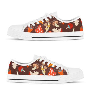Low Top Mushroom Shoes | Custom Low Tops Sneakers For Kids & Adults