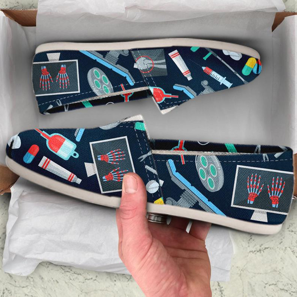 Nurse Print Shoes | Custom Canvas Sneakers For Kids & Adults