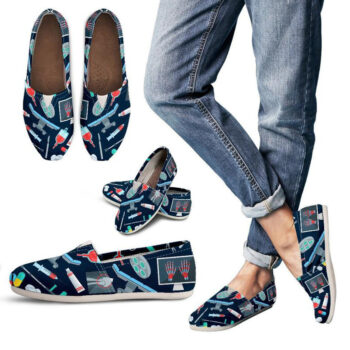 Nurse Print Shoes | Custom Canvas Sneakers For Kids & Adults
