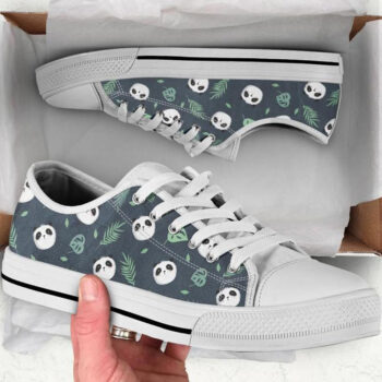 Panda Lover Shoes | Custom Low Tops Sneakers For Kids & Adults