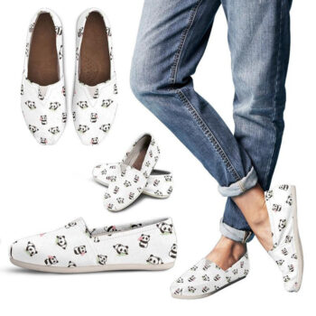 Baby Panda Shoes | Custom Canvas Sneakers For Kids & Adults