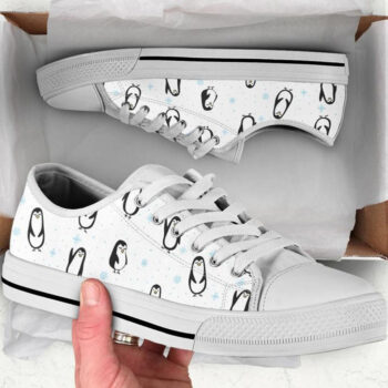 Low Top Penguin Shoes | Custom Low Tops Sneakers For Kids & Adults