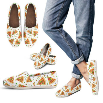 Pizza Slice Shoes | Custom Canvas Sneakers For Kids & Adults