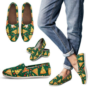 Pizza Lover Shoes | Custom Canvas Sneakers For Kids & Adults