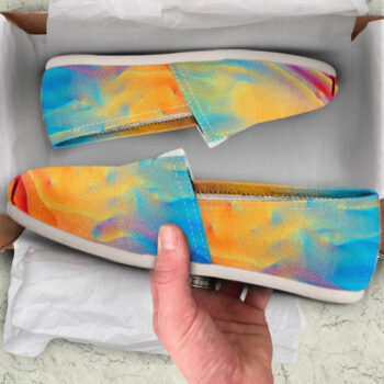 Psychedelic Abstract Shoes | Custom Canvas Sneakers For Kids & Adults