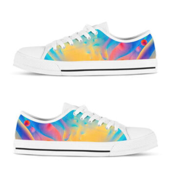 Psychedelic Abstract Shoes | Custom Low Tops Sneakers For Kids & Adults