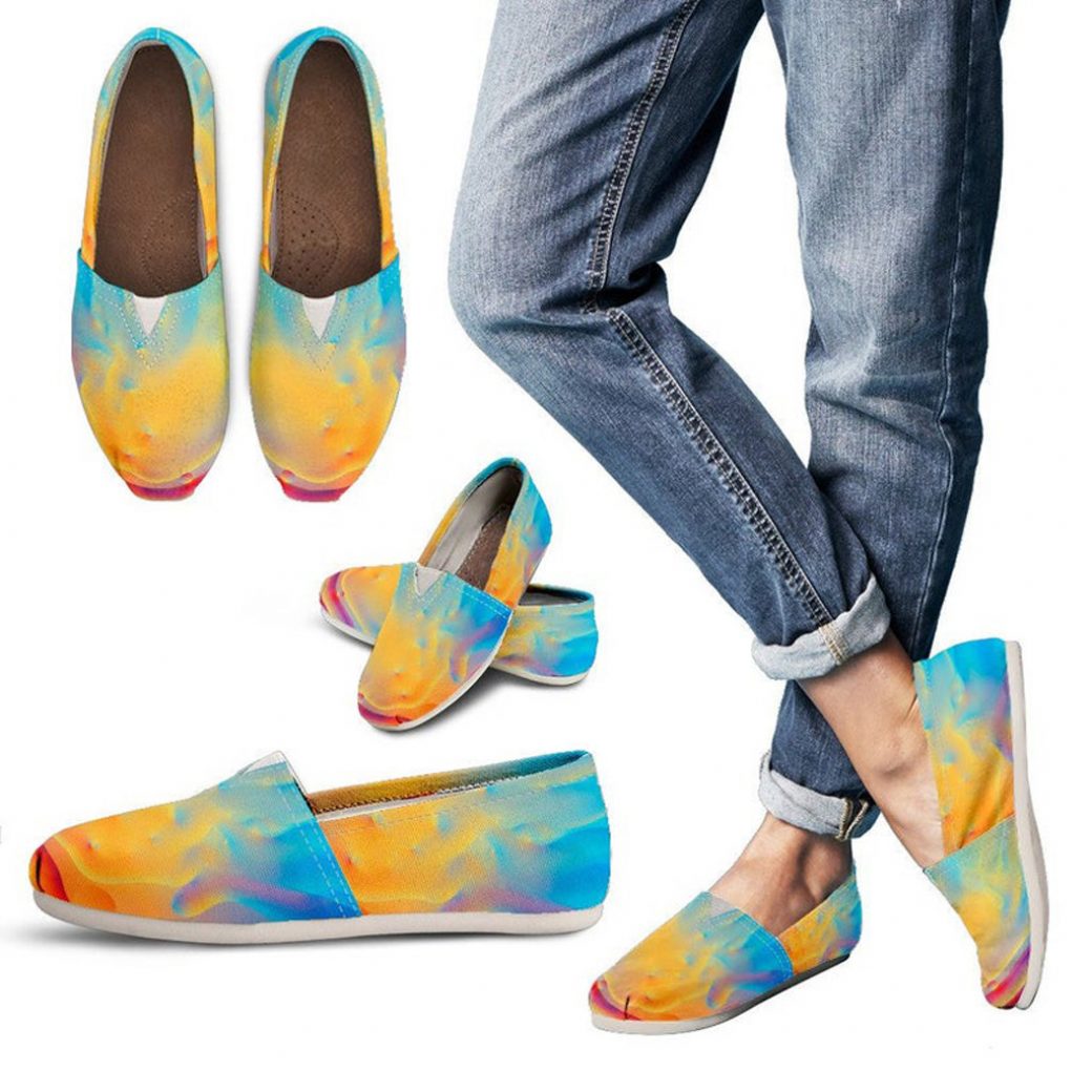 Psychedelic Abstract Shoes | Custom Canvas Sneakers For Kids & Adults