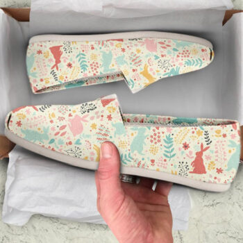 Cute Rabbit Shoes | Custom Canvas Sneakers For Kids & Adults