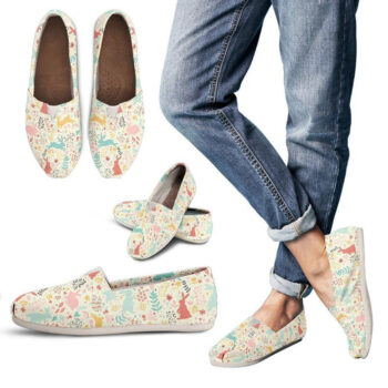 Cute Rabbit Shoes | Custom Canvas Sneakers For Kids & Adults