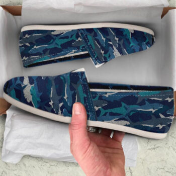 Shark Summer Shoes | Custom Canvas Sneakers For Kids & Adults