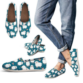 Sheep Lover Shoes | Custom Canvas Sneakers For Kids & Adults