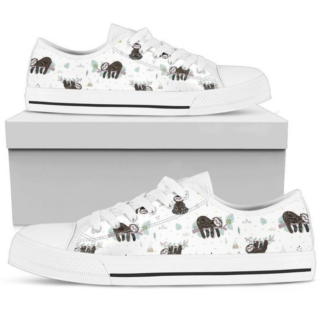 Low Top Sloth Shoes | Custom Low Tops Sneakers For Kids & Adults