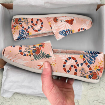 Snake Print Shoes | Custom Canvas Sneakers For Kids & Adults
