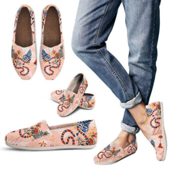 Snake Print Shoes | Custom Canvas Sneakers For Kids & Adults