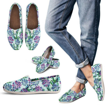 Succulent Garden Shoes | Custom Canvas Sneakers For Kids & Adults