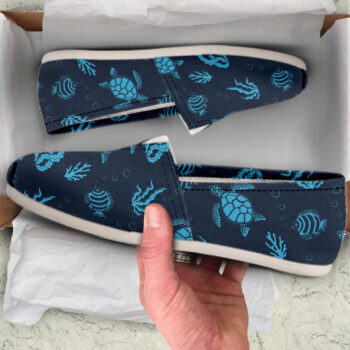 Turtle Casual Shoes | Custom Canvas Sneakers For Kids & Adults