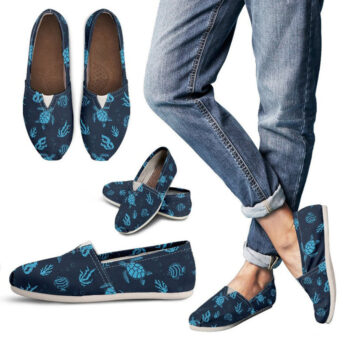 Turtle Casual Shoes | Custom Canvas Sneakers For Kids & Adults