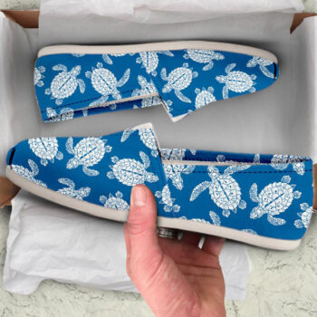 Cute Turtle Shoes | Custom Canvas Sneakers For Kids & Adults