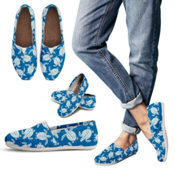 Cute Turtle Shoes | Custom Canvas Sneakers For Kids & Adults
