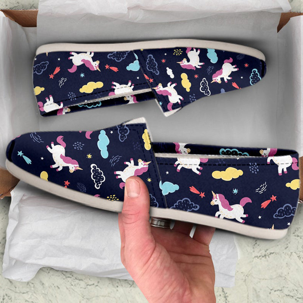 Colorful Unicorn Shoes | Custom Canvas Sneakers For Kids & Adults