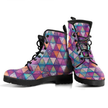 Abstract Mandala Handcrafted Boots